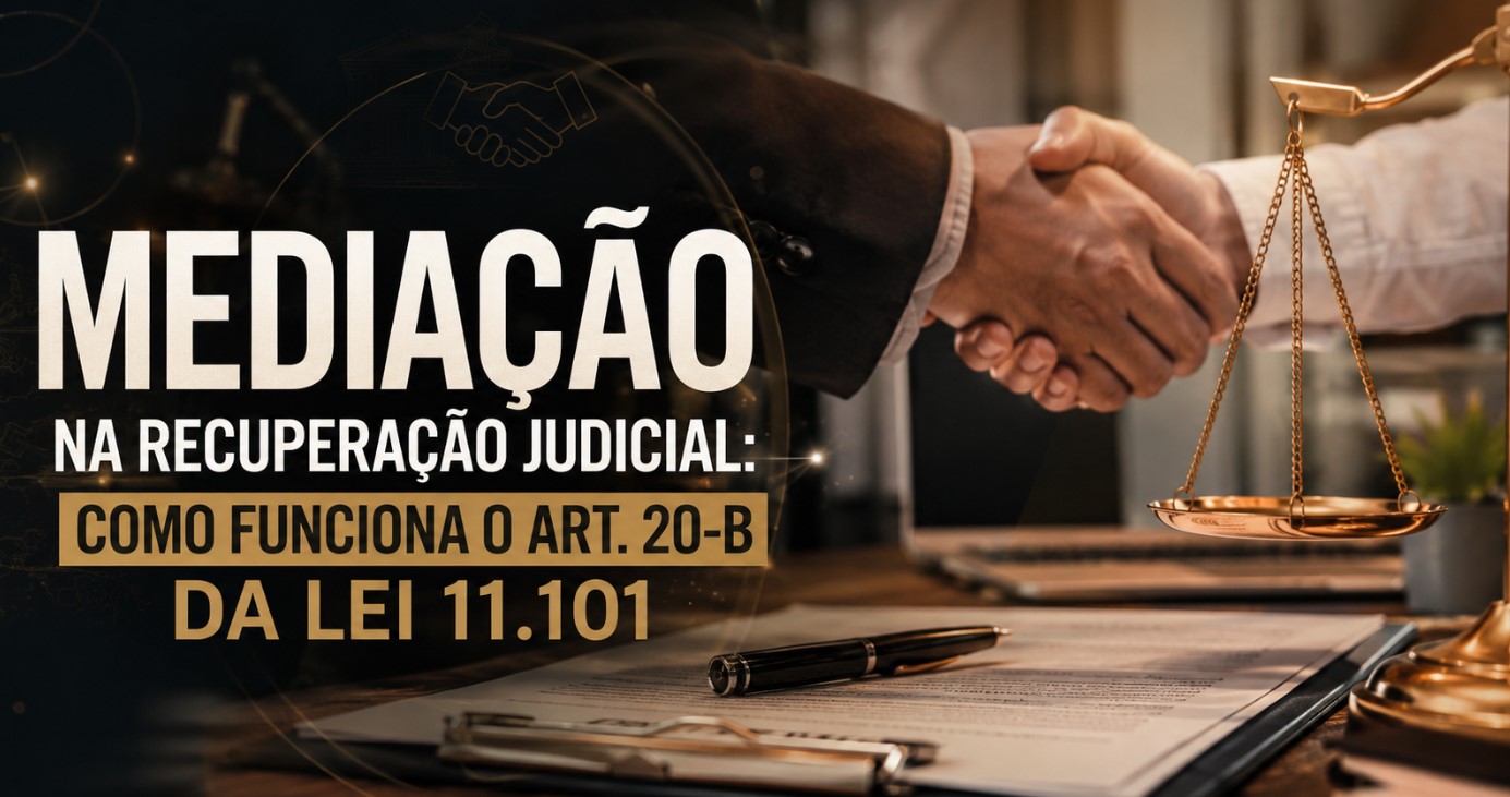 Mediação na recuperação judicial: como funciona o art. 20-B da Lei 11.101
